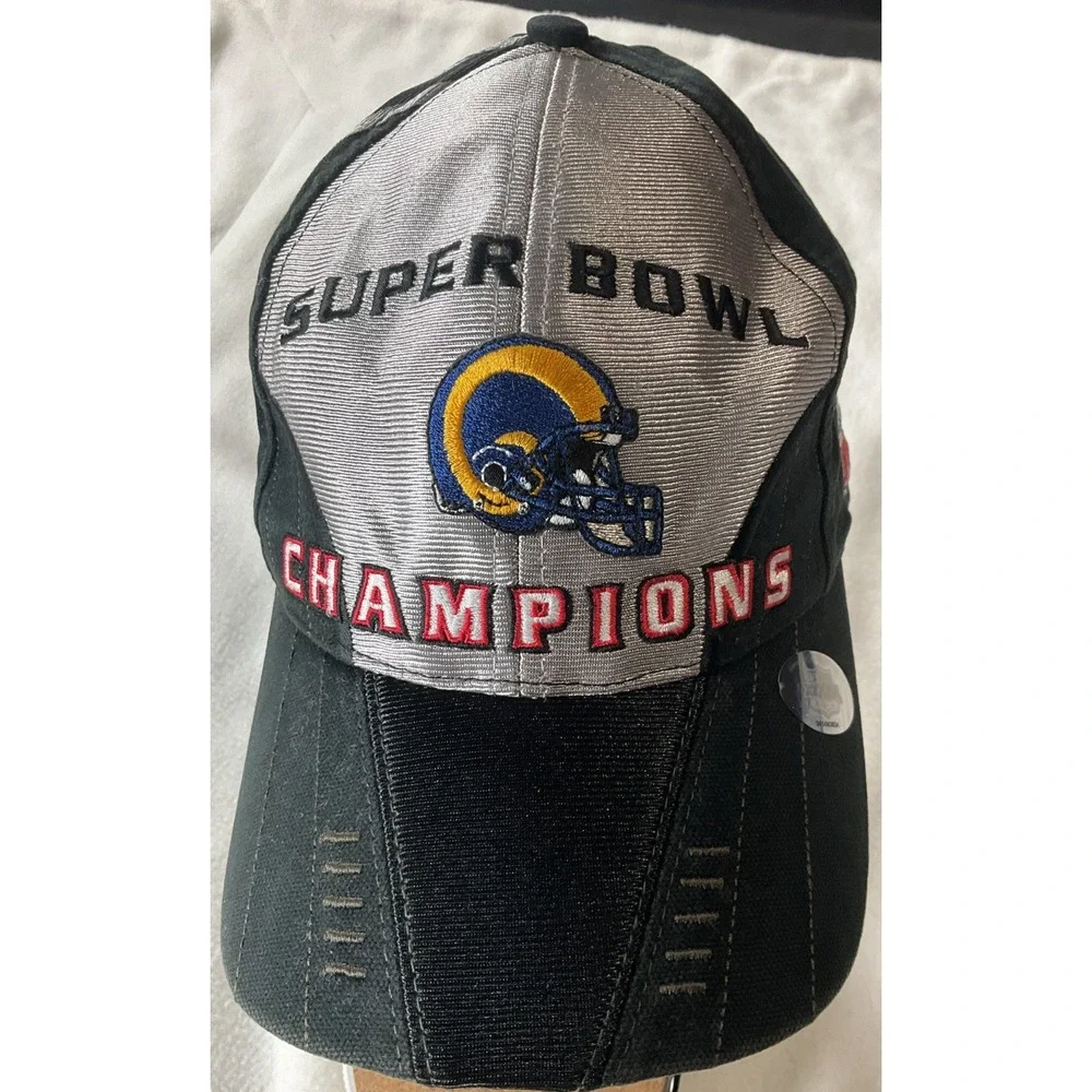 Puma Los Angeles Rams 2000 Super Bowl 34 Champions Adjustable Back NFL Hat‎